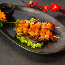 Brochettes de scampi